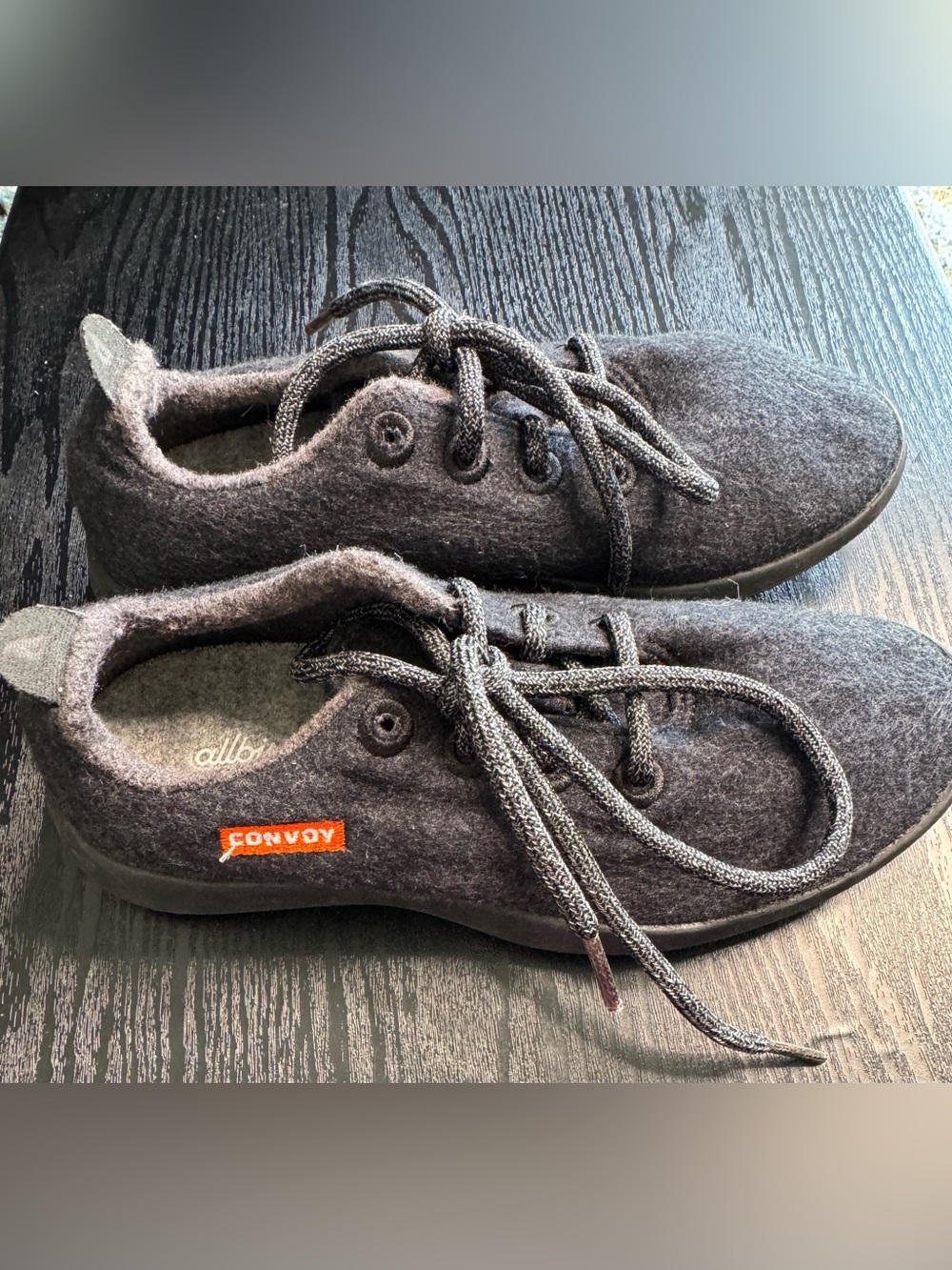 allbirds Women's Grey Charcoal Wool Slip-On Sneakers Size W7 Lace -Up ConvoyTag